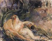 Two Nymphs Embracing, Berthe Morisot